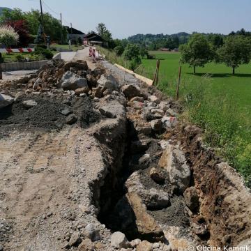 Obnova vodovoda in cestišča v naselju Zduša (2)